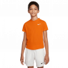 Tee Shirt Enfant NikeCourt Dri-FIT Victory Orange