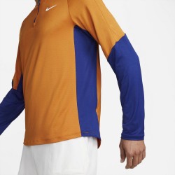 Promo Haut Manches Longues NikeCourt Dri-FIT Advantage Orange