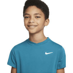 Prix Tee Shirt Enfant NikeCourt Dri-FIT Victory Bleu