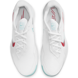 Promo Chaussure NikeCourt Air Zoom Vapor Pro Blanc/Turquoise