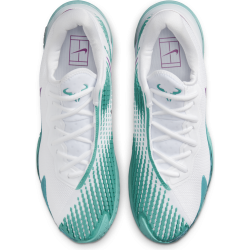 Promo Chaussure NikeCourt Zoom Vapor Cage 4 Rafa Blanc/Turquoise