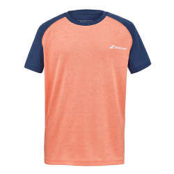 Tee Shirt Enfant Babolat Play Crew Neck Tee Orange