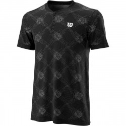Tee Shirt Wilson Power Seamless Henley 3 Noir