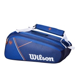 Sac Thermo Wilson Super Tour Roland Garros 15 Raquettes Bleu