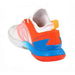 Prix Chaussure Adidas Adizero Ubersonic 4.0 Blanc/Orange