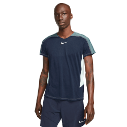 Tee Shirt NikeCourt Dri-FIT Slam Bleu Marine