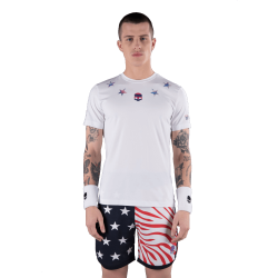 Tee Shirt Hydrogen Star Tech Blanc