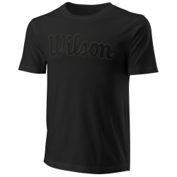 Tee Shirt Wilson Script Eco Noir