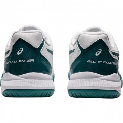 Talon Chaussure Asics Gel Challenger 13 Blanc/Turquoise