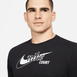 Prix Tee Shirt NikeCourt Dri-FIT Noir