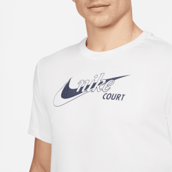 Prix Tee Shirt NikeCourt Dri-FIT Blanc