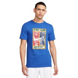 Tee Shirt NikeCourt Bleu