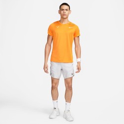 Vente Tee Shirt NikeCourt Dri-FIT Rafa Challenger Orange