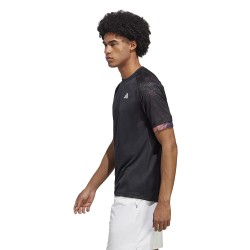 Vente Tee Shirt Adidas Raglan Melbourne Ergo HEAT.RDY Noir