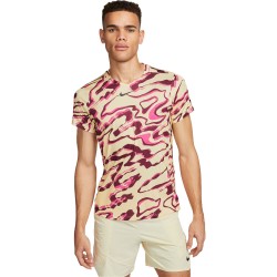Tee Shirt NikeCourt Dri-FIT Advantage Jaune
