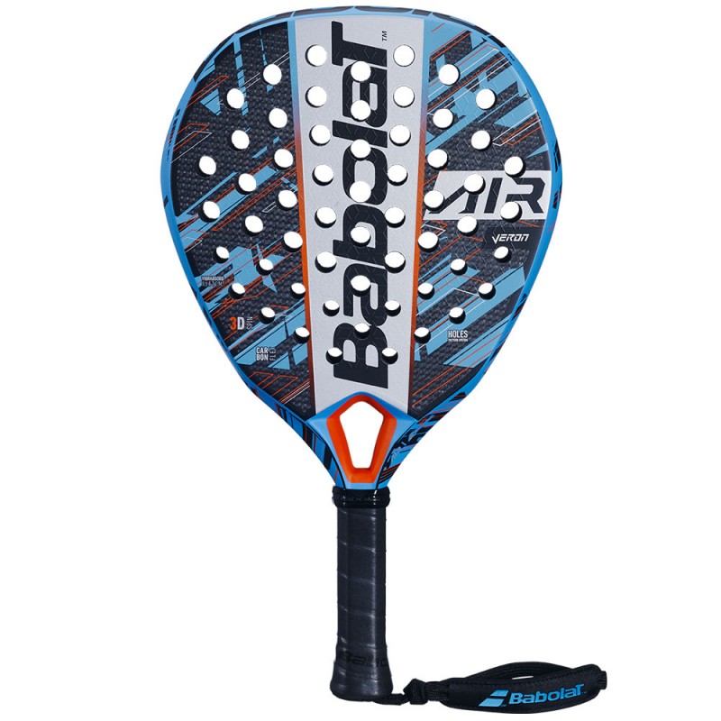 Raquette Padel Control 1800 II Ronde 370g Fibre carbone/EVA Noir-Blanc  Tennis