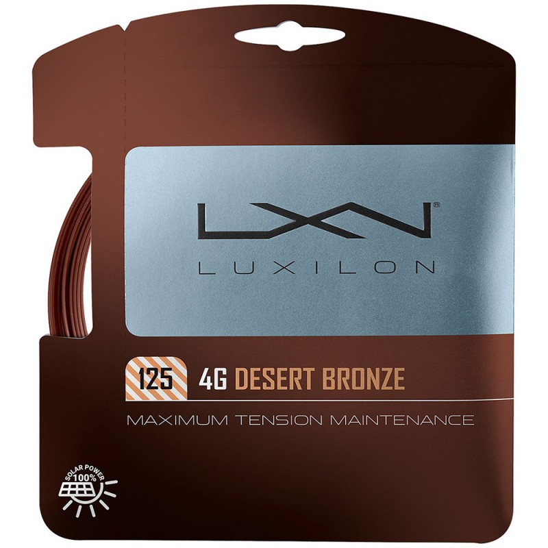 Cordage Luxilon 4G Desert Bronze