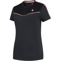 Tee-Shirt Femme K-Swiss Hypercourt Round Neck Top 2 Noir