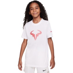 Tee-shirt Enfant Nike Dri-FIT Rafa Blanc