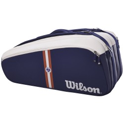 Sac Thermo Wilson Super Tour Roland Garros 9 Raquettes Bleu