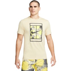 Tee-Shirt NikeCourt Heritage Beige