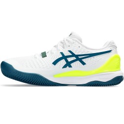 Achat Chaussure Asics Gel Resolution 9 Terre Battue Blanc