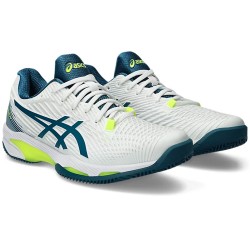 Vente Chaussure Asics Solution Speed FF 2 Terre Battue Blanc