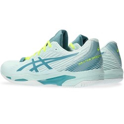 Promo Chaussure Femme Asics Solution Speed FF 2 Toutes Surfaces Turquoise
