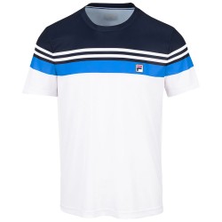 Tee-Shirt Enfant Fila Malte Blanc Bleu