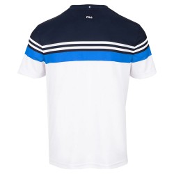 Achat Tee-Shirt Enfant Fila Malte Blanc Bleu