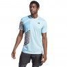 Tee-Shirt Adidas HEAT.RDY Freelift Pro Bleu