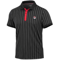 Polo Fila Stripes Noir
