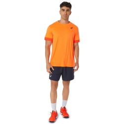 Tee-Shirt Asics Court Orange pas cher