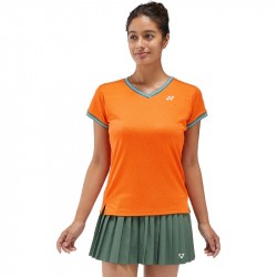 Tee-Shirt Femme Yonex Crew Neck Roland Garros 2024 Orange