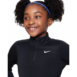 Prix Haut Manches Longues Fille Nike Dri-FIT Noir