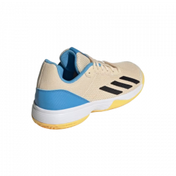 Chaussure Junior Adidas Courtflash Toutes Surfaces Beige