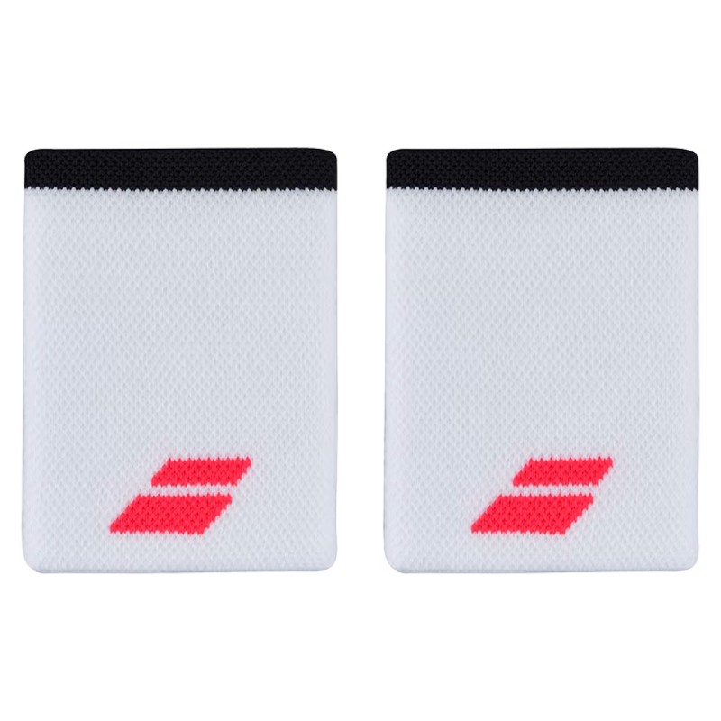 Serre-Poignets Babolat Logo Jumbo x2 Blanc