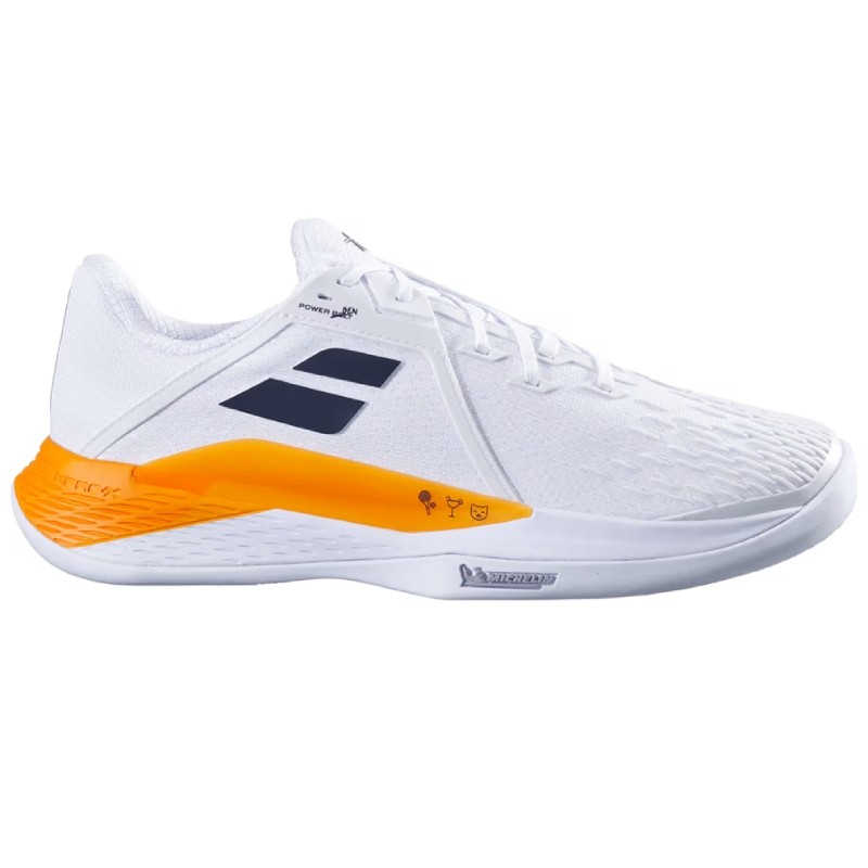 Chaussure Babolat Propulse Fury 3 Clay B.Paire Blanc