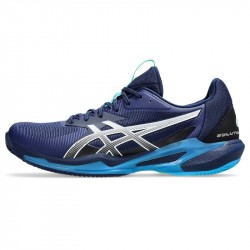 Achat Chaussure Asics Solution Speed FF 3 Terre Battue Bleu Marine