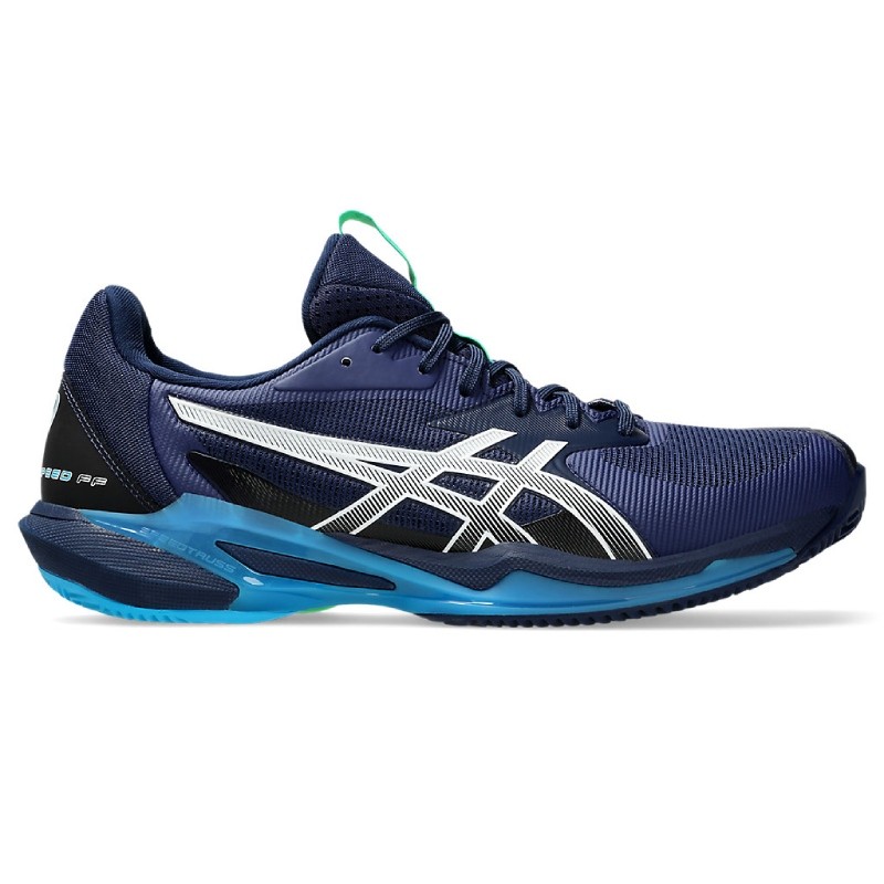 Chaussure Asics Solution Speed FF 3 Terre Battue Bleu Marine