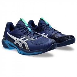 Promo Chaussure Asics Solution Speed FF 3 Terre Battue Bleu Marine