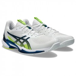 Promo Chaussure Asics Solution Speed FF 3 Toutes Surfaces Blanc