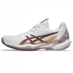 Achat Chaussure Femme Asics Solution Speed FF 3 Terre Battue Blanc