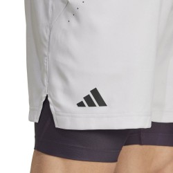 Promo Short Adidas Pro 2 en 1 Gris