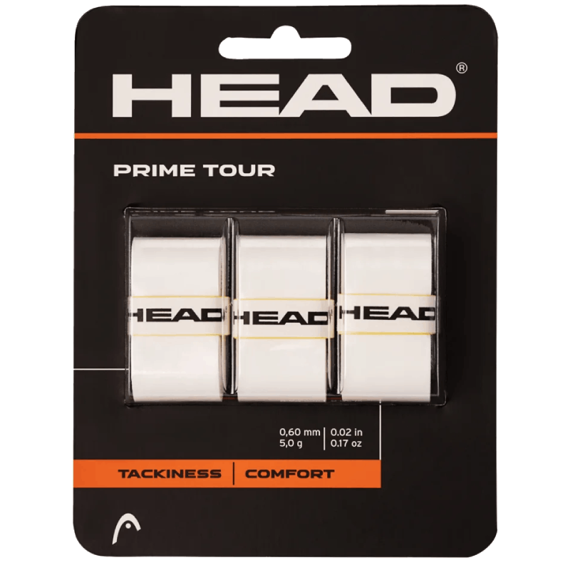 Surgrips Head Prime Tour Blanc x3