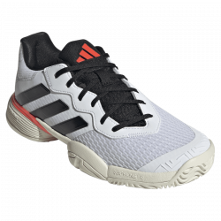 Prix Chaussure Enfant Adidas Barricade Toute Surfaces Blanc/Noir