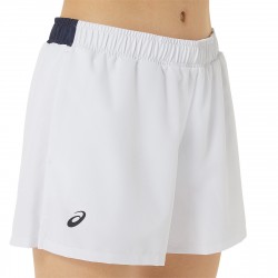 Promo Short Femme Asics Court Blanc