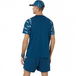 Achat Tee Shirt Asics Game Bleu