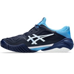 Achat Chaussure Asics Court FF 3 Novak Toutes Surfaces Bleu