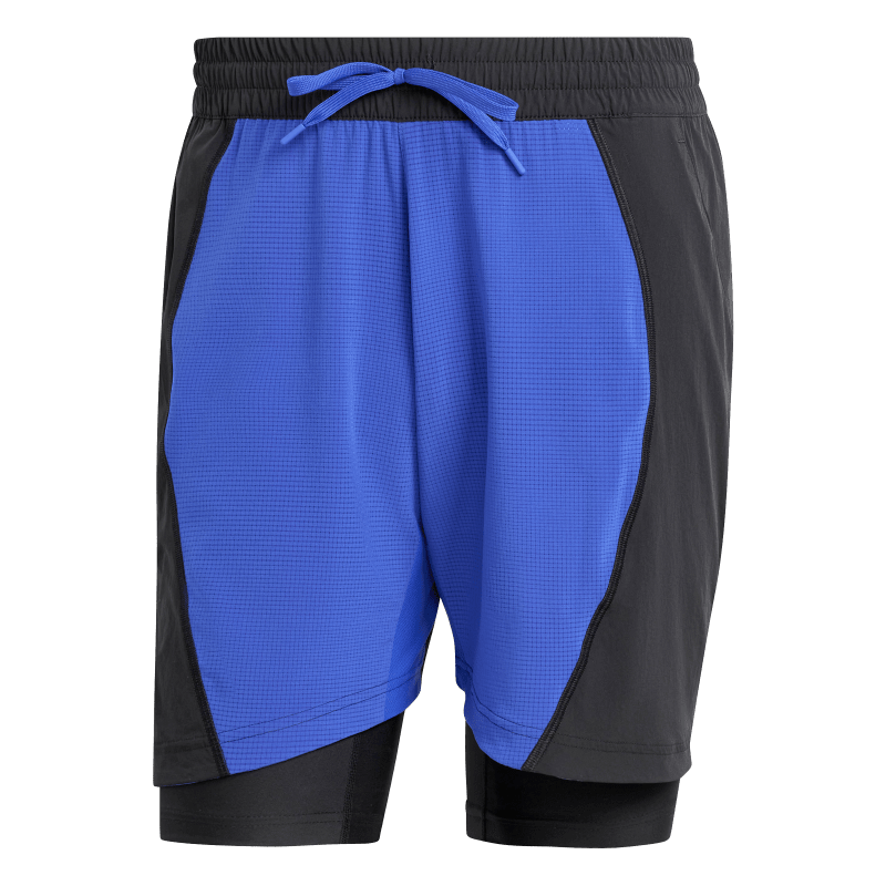 Short Adidas 2en1 Bleu/Noir